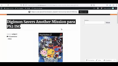 digimon savers another mission para ps2