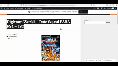 digimon world data squad para ps2