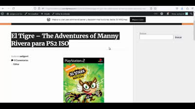 el tigre the adventures of manny rivera para ps2