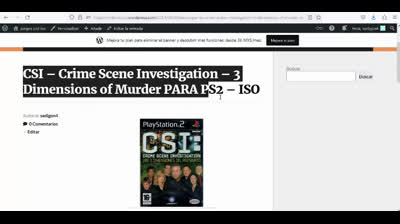 csi crime scene investigation 3 dimensions of murder para ps2