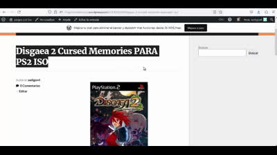 disgaea 2 cursed memories para ps2
