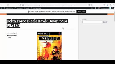 delta force black hawk down para ps2