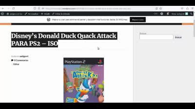 donald duck quack attack para ps2