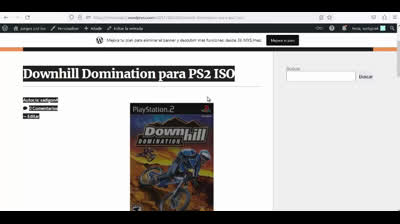 downhill domination para ps2