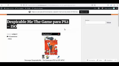 despicable me the game para ps2