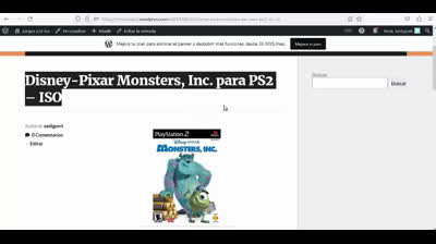 disney pixar monsters inc para ps2  2
