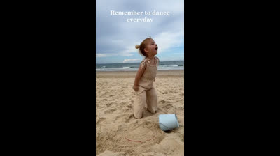 My  Little  Brother  Nahuel  Mommsen  Dancing  on  the  Beach in  Australia- Erin  Mommsen  Wolff.