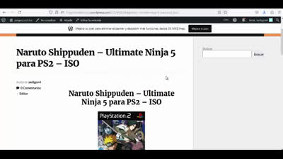 ppuden ultimate ninja 5 para ps2