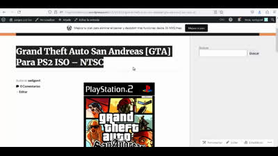 grand theft auto san andreas gta para ps2