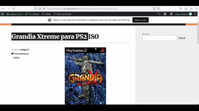 grandia xtreme para ps2