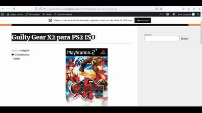 guilty gear x2 para ps2