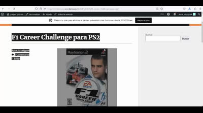 f1 career challenge para ps2
