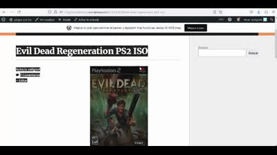 evil dead regeneration ps2