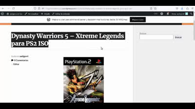 dynasty warriors 5 xtreme legends para ps2