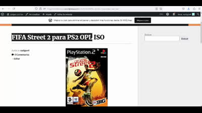 fifa street 2 para ps2