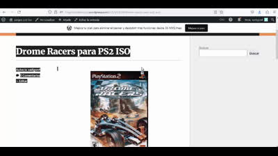 drome racers para ps2
