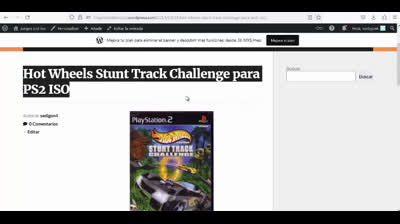 hot wheels stunt track challenge para ps2