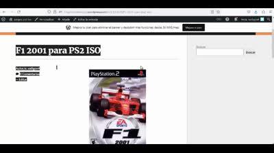 f1 2001 para ps2