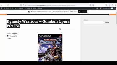 dynasty warriors gundam 2 para ps2