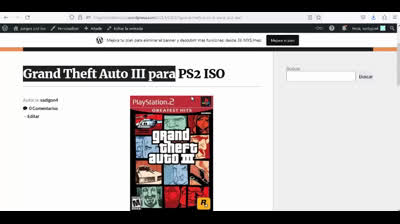 grand theft auto iii para ps2