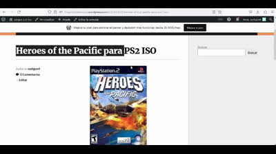 heroes of the pacific ps2