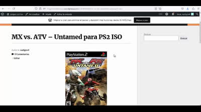 mx vs atv untamed para ps2