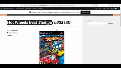 hot wheels beat that para ps2