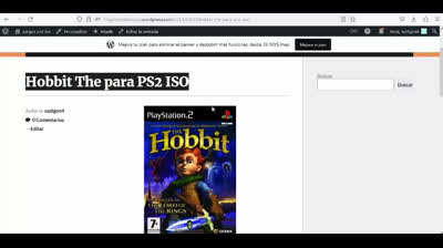 hobbit the para ps2