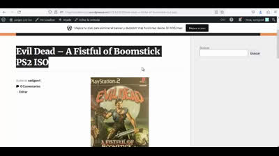 evil dead a fistful of boomstick ps2