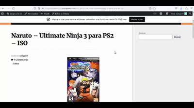 naruto ultimate ninja para ps2
