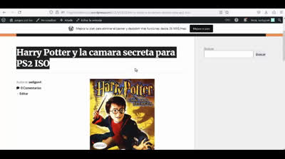 harry potter y la camara secreta para ps2