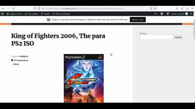 king of fighters 2006 the para ps2