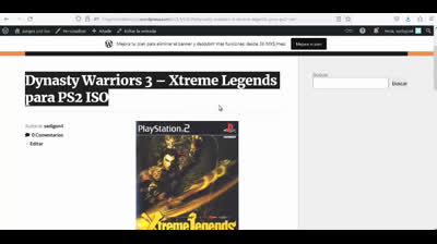 dynasty warriors 3 xtreme legends para ps2