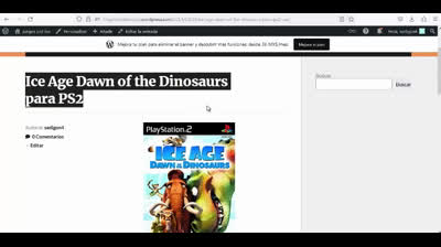 ice age dawn of the dinosaurs para ps2