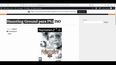 haunting ground para ps2