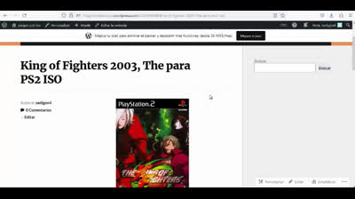 king of fighters 2003 the para ps2