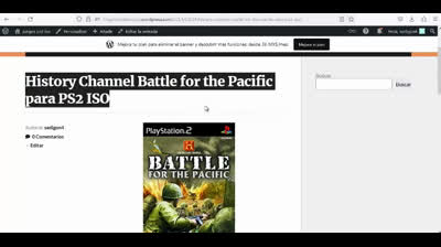 history channel battle for the pacific para ps2