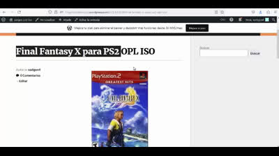 final fantasy x para ps2