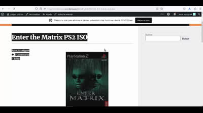 enter the matrix ps2