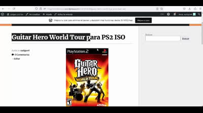 guitar hero world tour para ps2