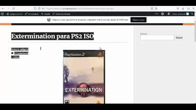 extermination para ps2