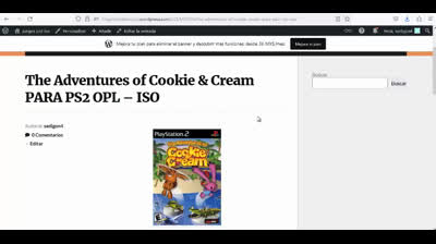 the adventures of cookie cream para ps2