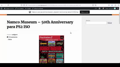 namco museum 50th anniversary para ps2