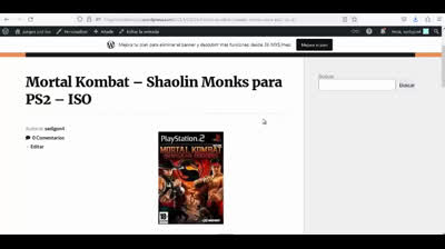 mortal kombat shaolin monks para ps2