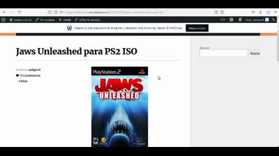 jaws unleashed para ps2