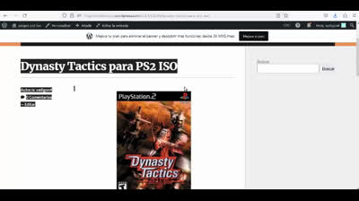 dynasty tactics para ps2