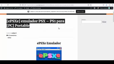 epsxe emulador psx ps1 para pc portable