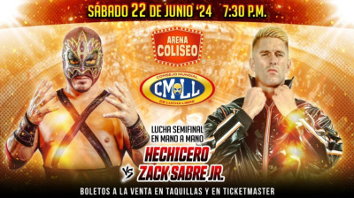CMLL Sabados De Coliseo- Zack Sabre Jr vs Hechichero