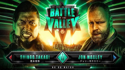 NJPW Battle In The Valley-Jon Moxley vs Shingo Takagi