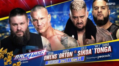 Randy Orton & Kevin Owens vs Solo Sikoa &  Tama Tonga